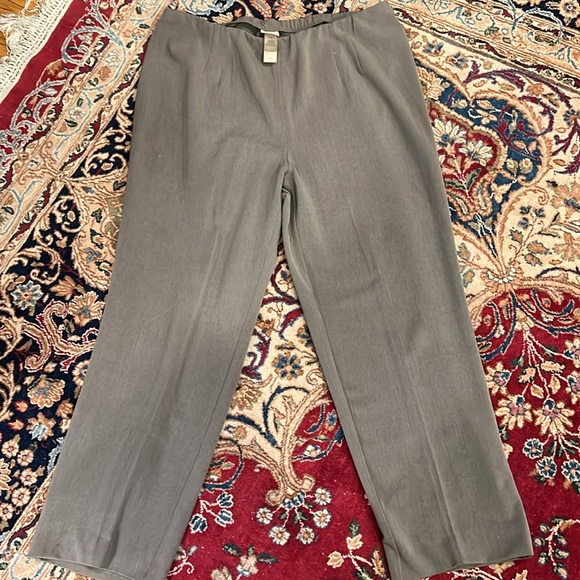 Sigrid Olsen pants size 18w women’s -dress trousers taupe color to match all. - Picture 2 of 3